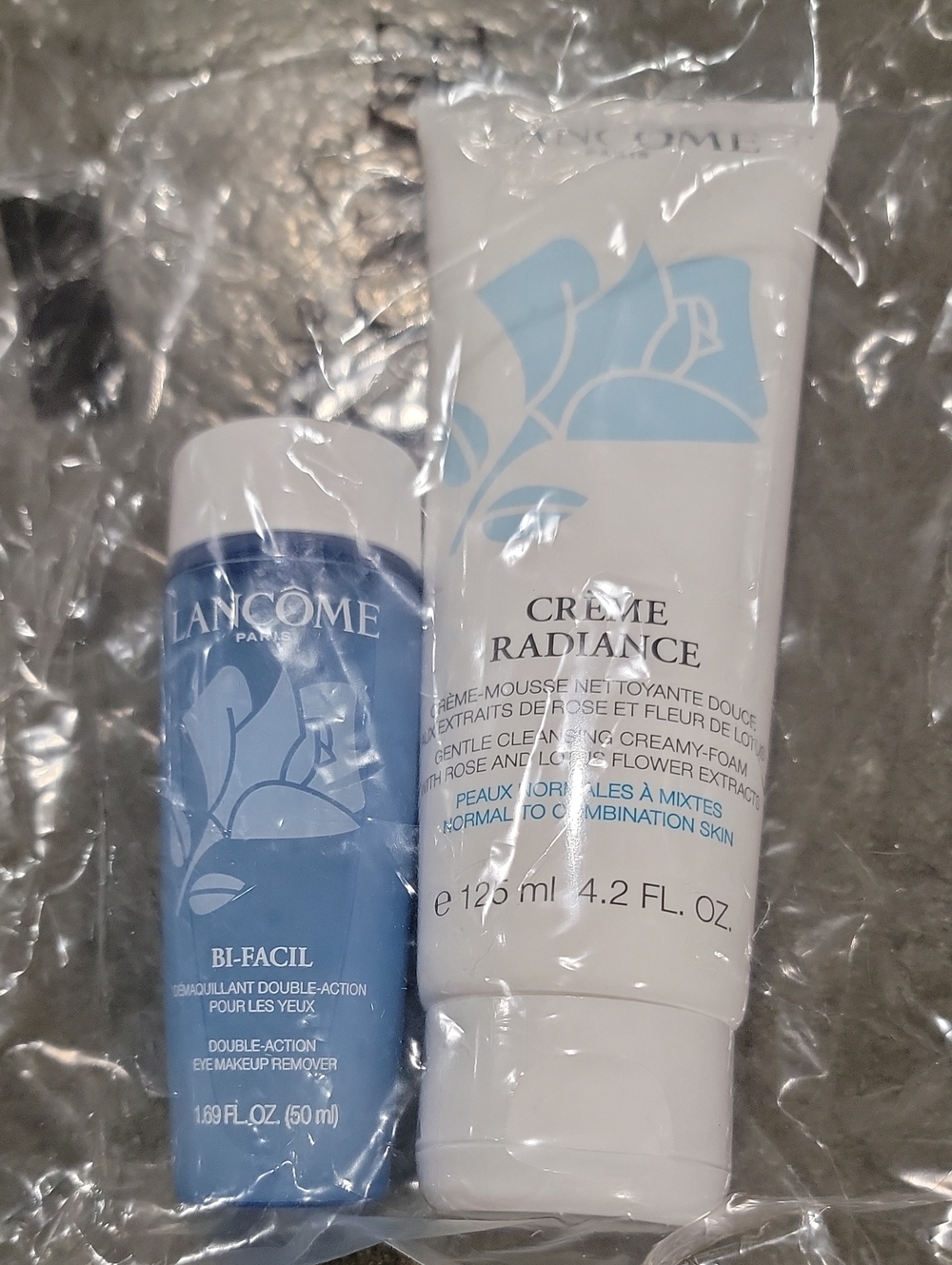 Lancôme Crème Radiance Clarifying Cleanser & Mini Bi-Facils Eye Makeup Remover